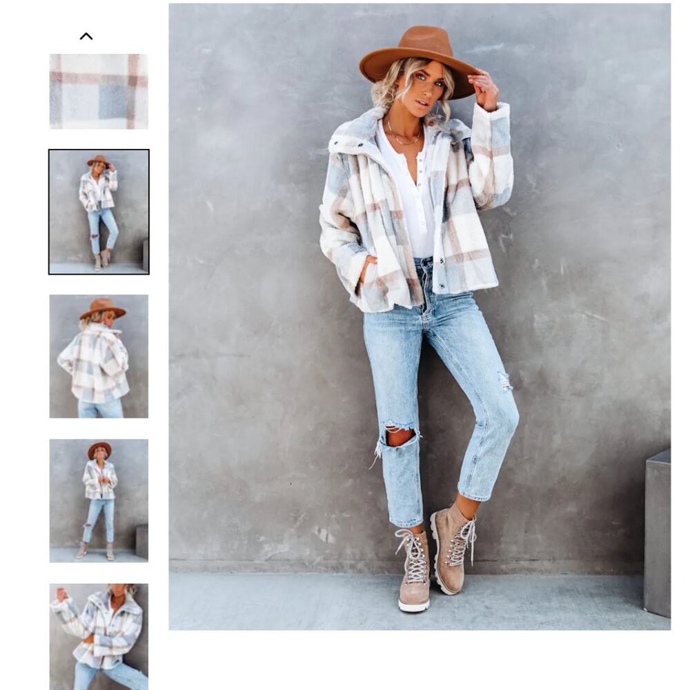 VICI Winter's Tale Pocketed Faux Fur Jacket